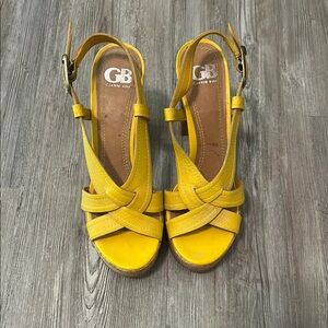 Gianni Bini Yellow Women's Sandals